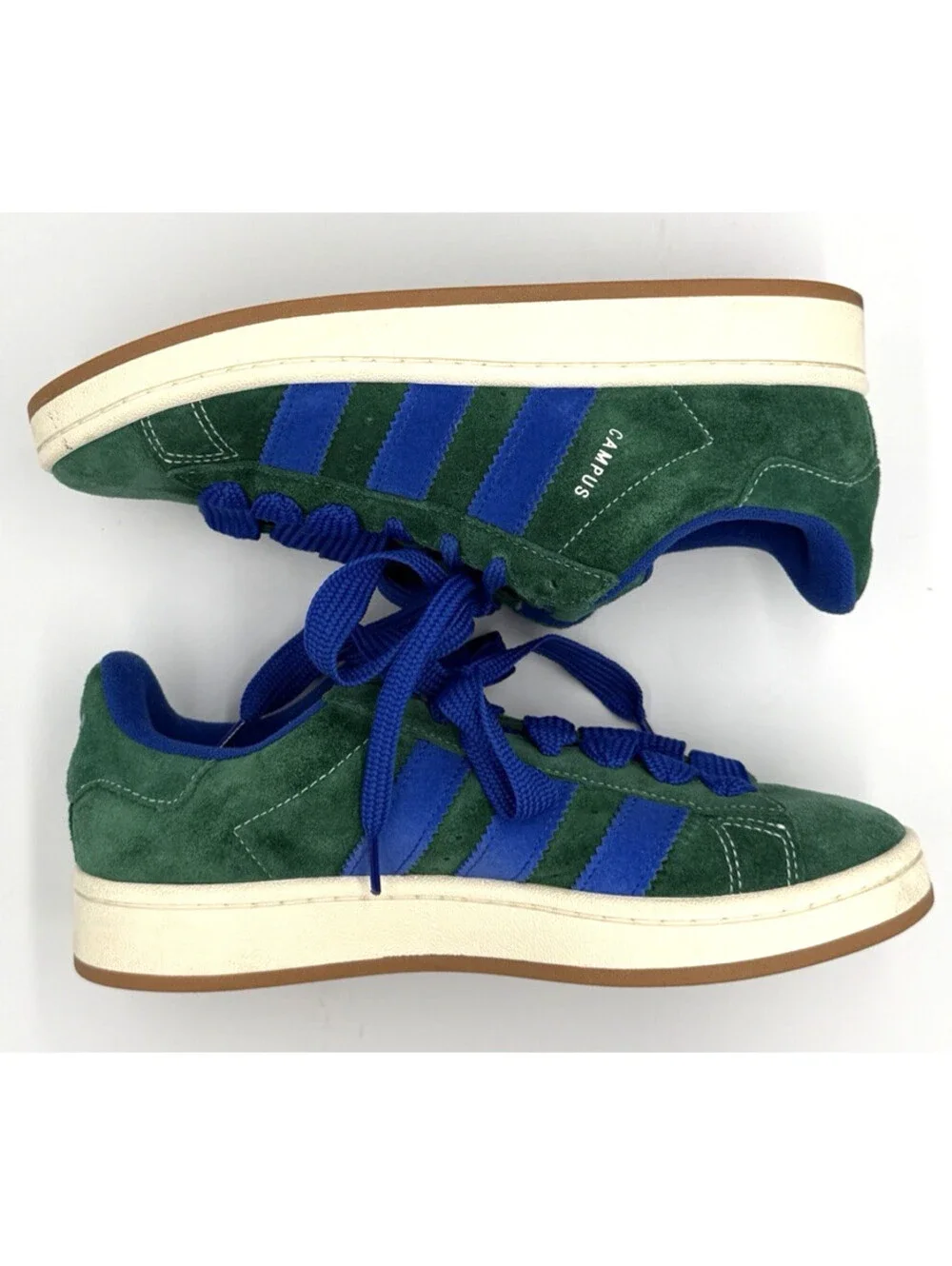 adidas Campus 00s Dark Green Semi Lucid Blue Size 7 Mens Sneakers HQ4571